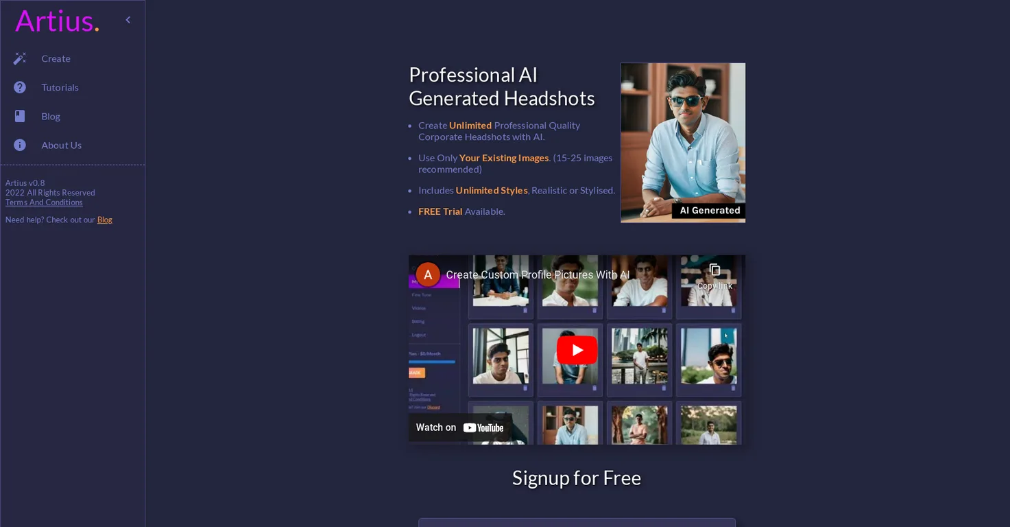 Artius screenshot