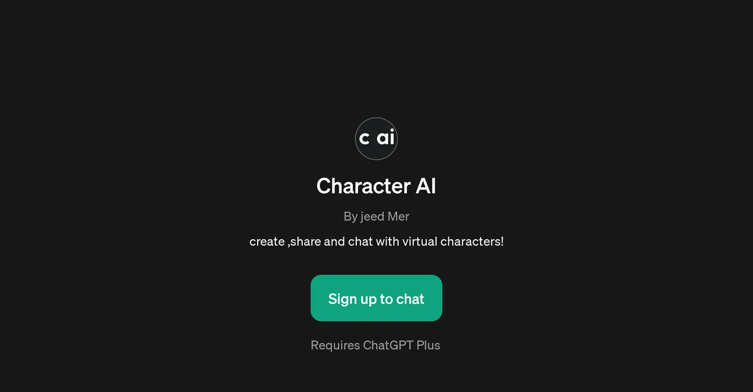 character.ai screenshot