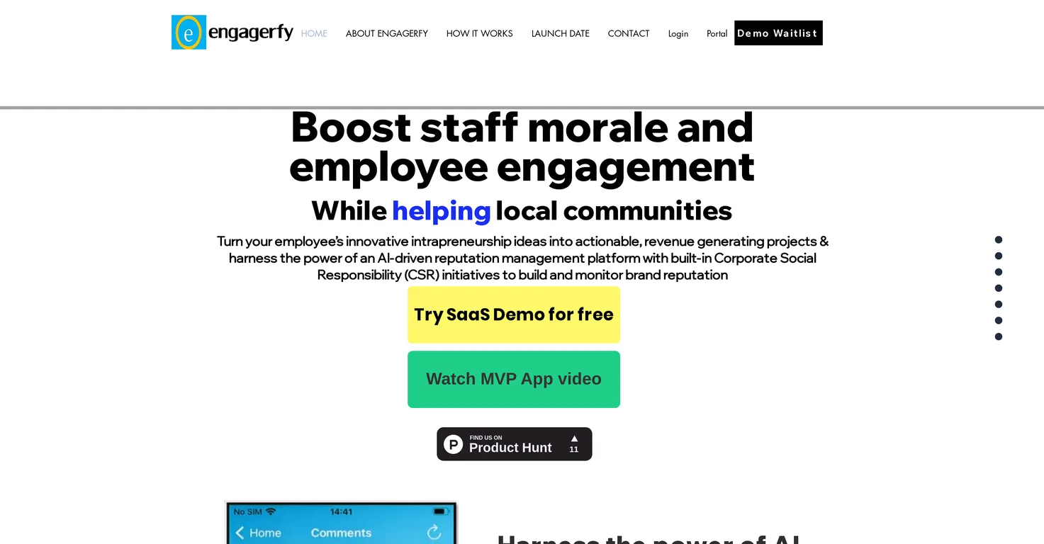 Engagerfy screenshot