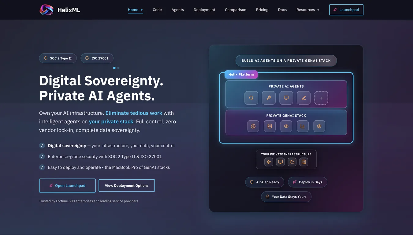 Helix SearchBot screenshot