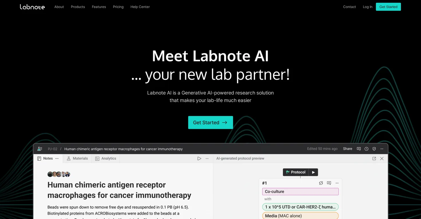 Labnote AI screenshot