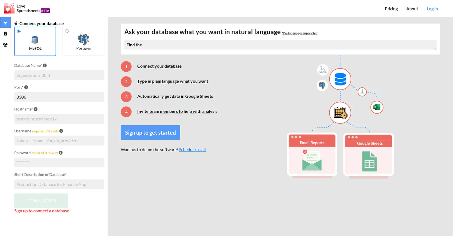 Lovespreadsheets screenshot