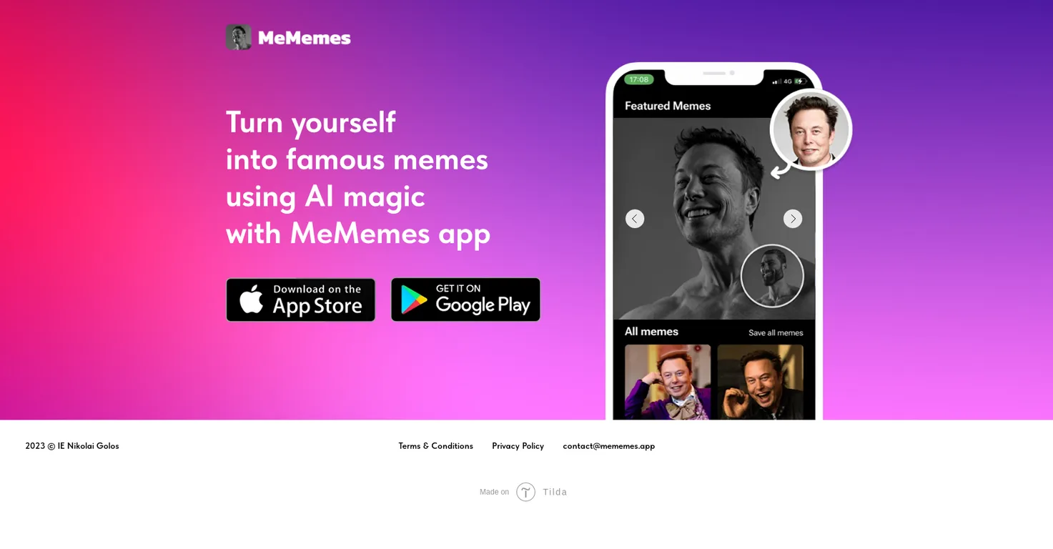 Mememes screenshot