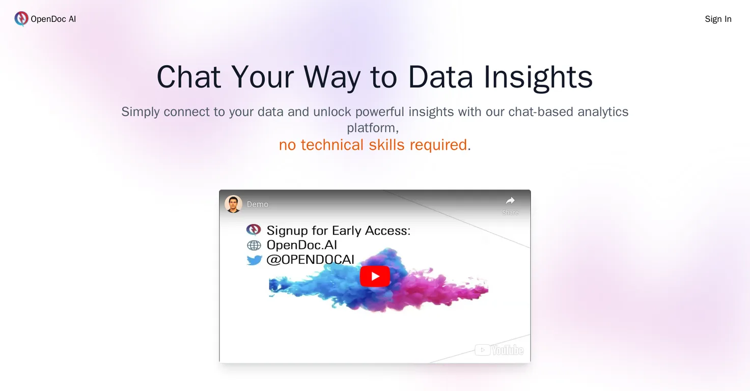 Opendoc screenshot