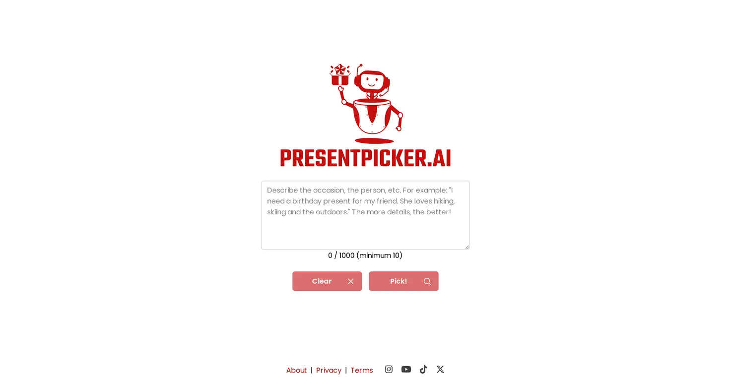 Present Picker screenshot