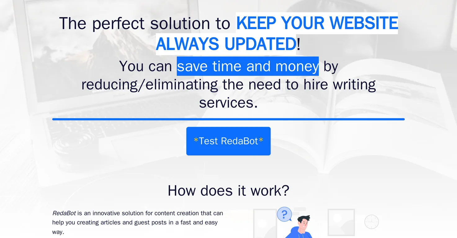 RedaBot screenshot