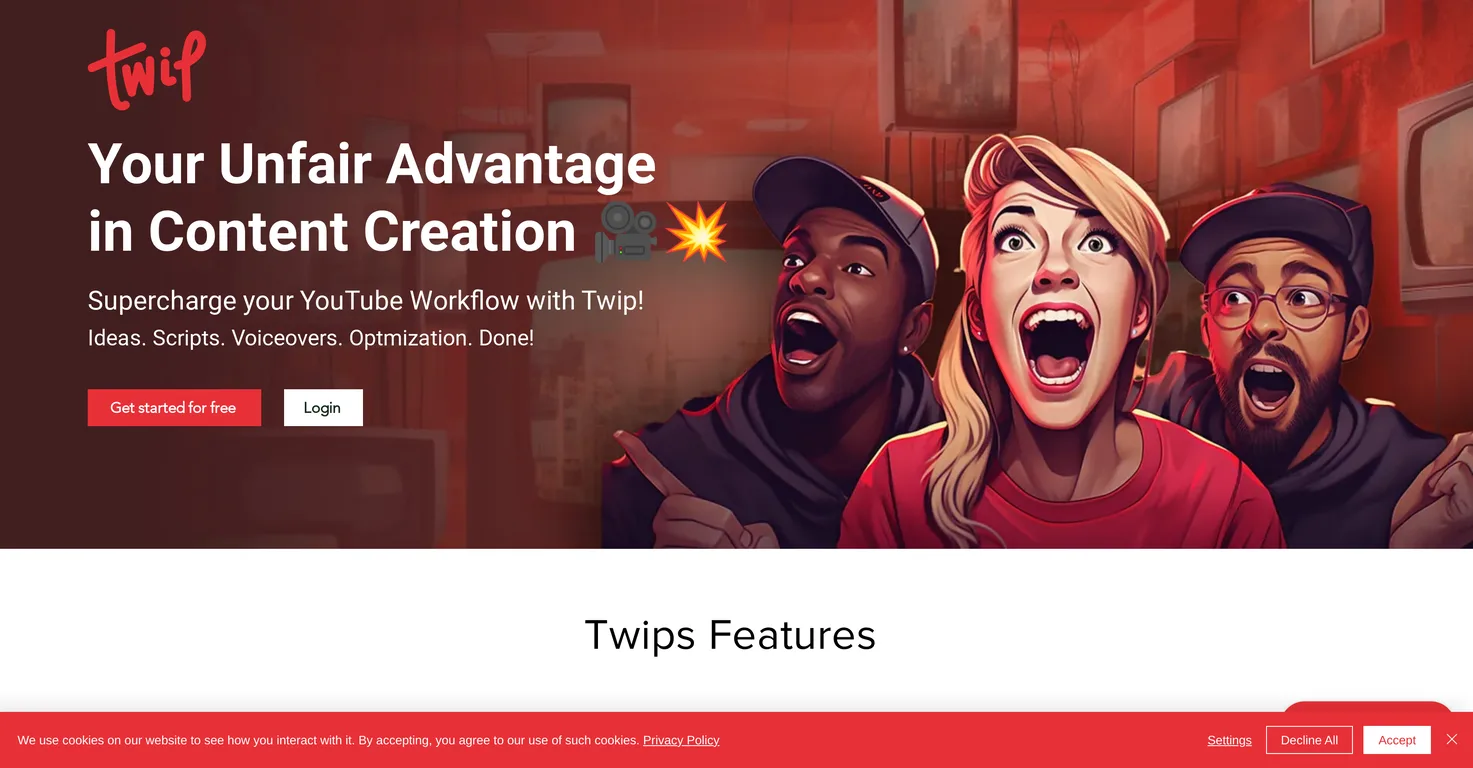 Twip AI screenshot